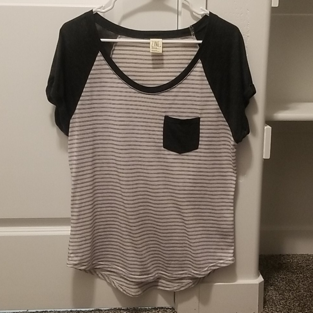 Striped Color Block Shirt